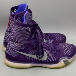 Nike Kobe 10 X Elite High Purple Team 2015 718763-505 Men’s 10.5 Sneakers *READ*